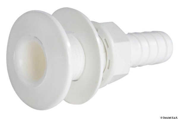 Scarico a mare plastica bianca 1" 1/2 - 17.322.04